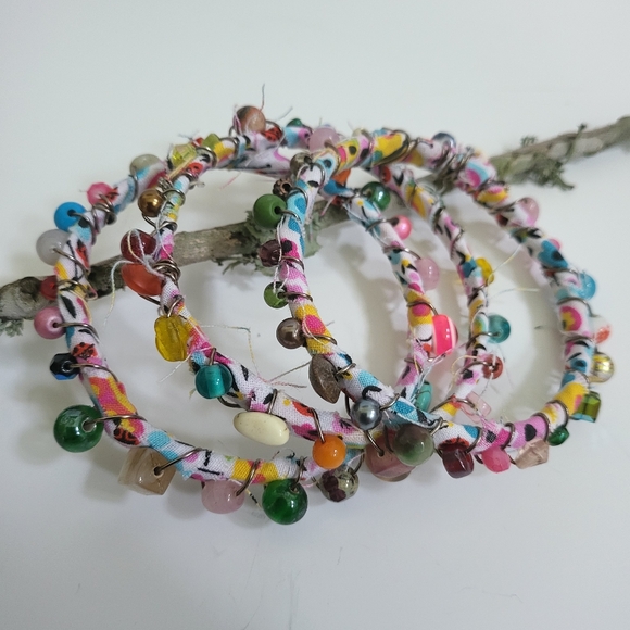 Handcrafted Stack Bracelet Set - Picture 10 of 10